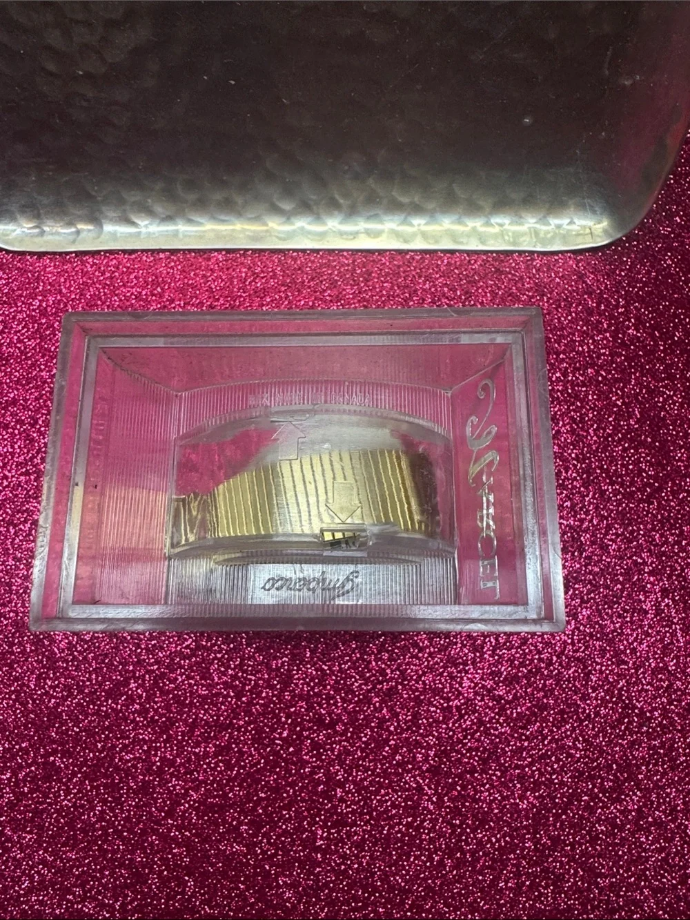 Vintage/retro Marcel Gold Tone LED Night Light Watch